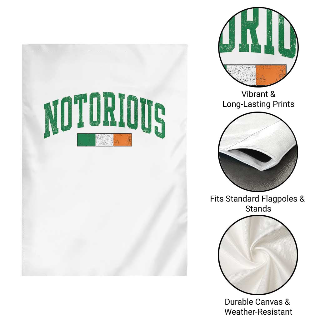 Vintage Irish Flag Notorious Garden Flag Boxing Fans TS10 Print Your Wear