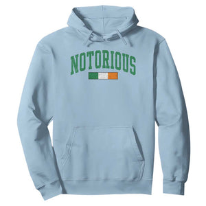 Vintage Irish Flag Notorious Hoodie Boxing Fans TS10 Light Blue Print Your Wear
