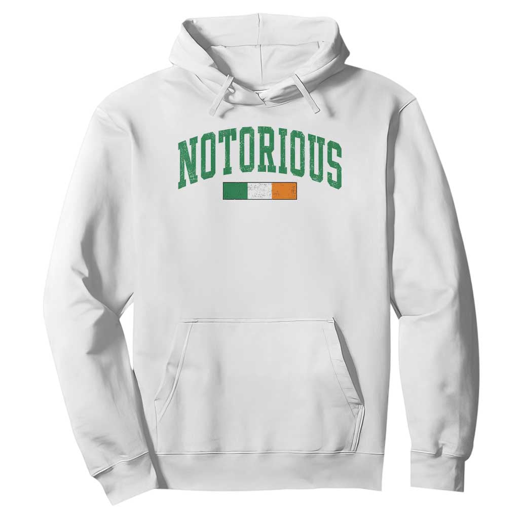 Vintage Irish Flag Notorious Hoodie Boxing Fans TS10 White Print Your Wear