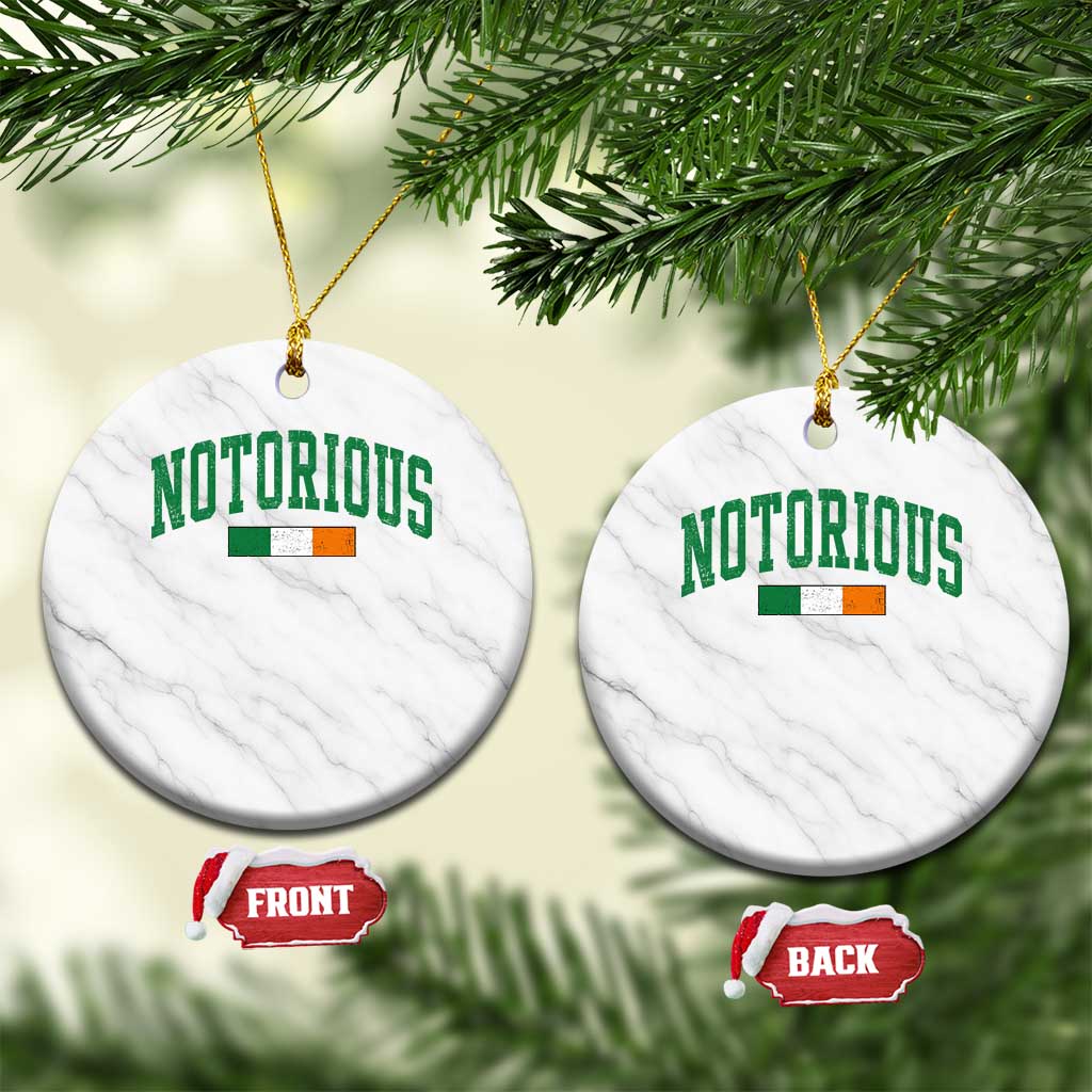 Vintage Irish Flag Notorious Ceramic Ornament Boxing Fans TS10 1pc White Marble Print Your Wear