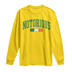 Vintage Irish Flag Notorious Long Sleeve Shirt Boxing Fans TS10 Daisy Print Your Wear