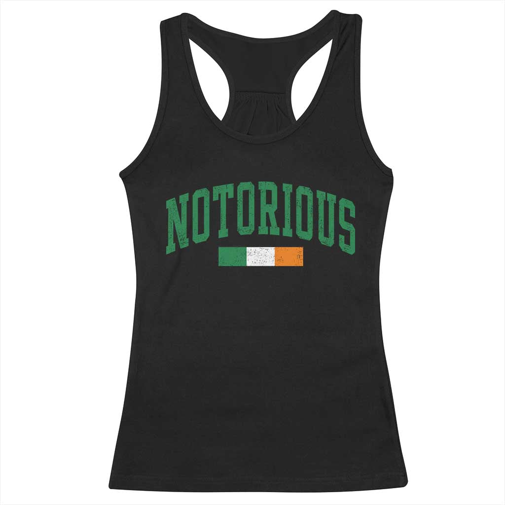 Vintage Irish Flag Notorious Racerback Tank Top Boxing Fans TS10 Black Print Your Wear