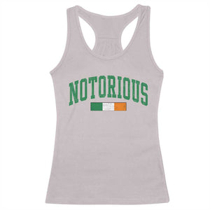 Vintage Irish Flag Notorious Racerback Tank Top Boxing Fans TS10 Ice Gray Print Your Wear