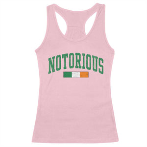 Vintage Irish Flag Notorious Racerback Tank Top Boxing Fans TS10 Light Pink Print Your Wear