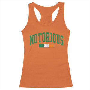 Vintage Irish Flag Notorious Racerback Tank Top Boxing Fans TS10 Orange Print Your Wear