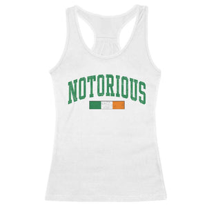 Vintage Irish Flag Notorious Racerback Tank Top Boxing Fans TS10 White Print Your Wear