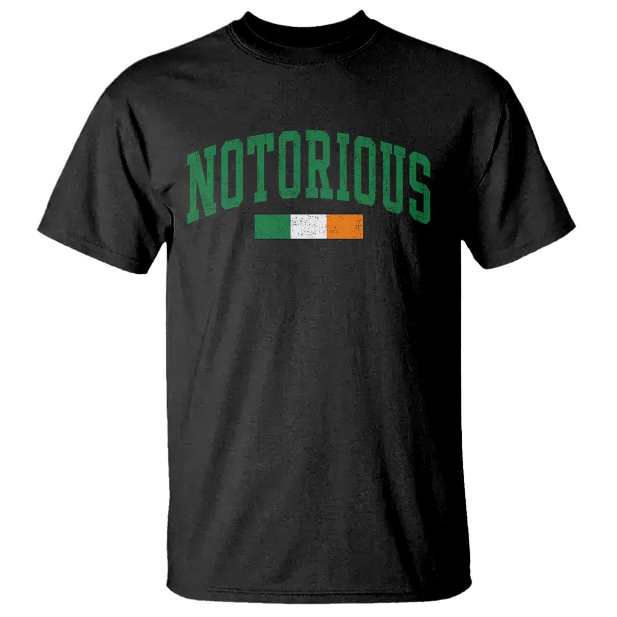 Vintage Irish Flag Notorious T Shirt Boxing Fans TS10 Black Print Your Wear