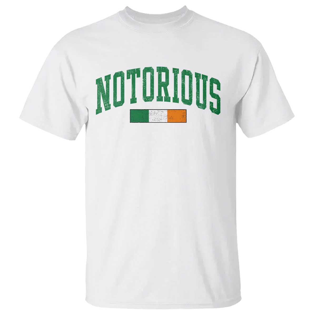 Vintage Irish Flag Notorious T Shirt Boxing Fans TS10 White Print Your Wear