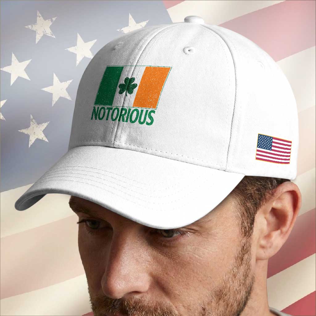 Irish Pride Boxing Fighting Notorious Baseball Cap Vintage Ireland Flag Irish Retro Throwback TS10 Print Your Wear