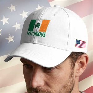 Irish Pride Boxing Fighting Notorious Baseball Cap Vintage Ireland Flag Irish Retro Throwback TS10 Print Your Wear