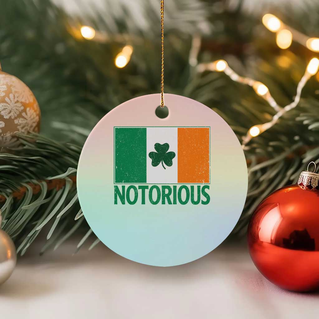 Irish Pride Boxing Fighting Notorious Ceramic Ornament Vintage Ireland Flag Irish Retro Throwback TS10 1pc Pastel Print Your Wear