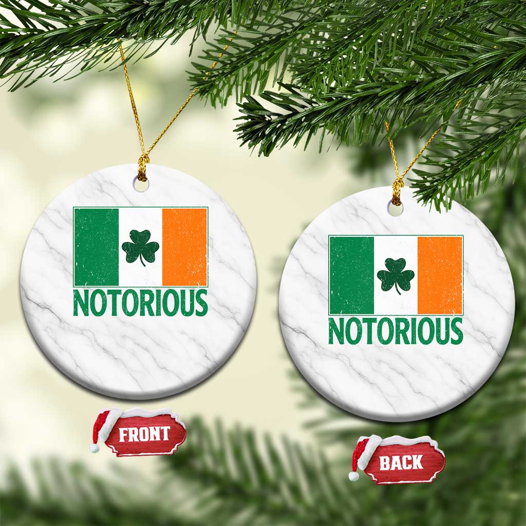 Irish Pride Boxing Fighting Notorious Ceramic Ornament Vintage Ireland Flag Irish Retro Throwback TS10 1pc White Marble Print Your Wear