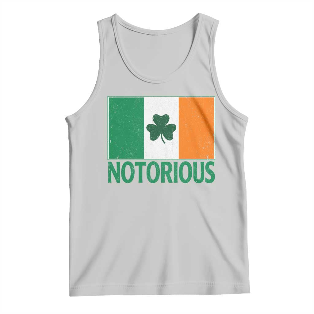 Irish Pride Boxing Fighting Notorious Tank Top Vintage Ireland Flag Irish Retro Throwback TS10 Ash Print Your Wear