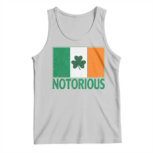 Irish Pride Boxing Fighting Notorious Tank Top Vintage Ireland Flag Irish Retro Throwback TS10 Ash Print Your Wear