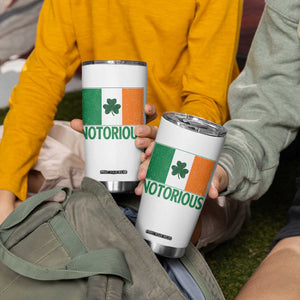Irish Pride Boxing Fighting Notorious Tumbler Cup Vintage Ireland Flag Irish Retro Throwback TS10 Print Your Wear