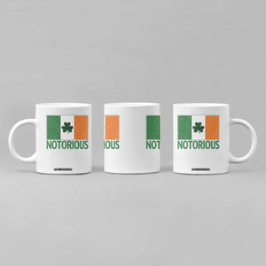 Irish Pride Boxing Fighting Notorious Coffee Mug Vintage Ireland Flag Irish Retro Throwback TS10 Print Your Wear