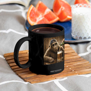 Funny Bigfoot Drinking Beer Coffee Mug Vintage Cool Sunglasses Sasquatch Pub Graphic TS10 Print Your Wear