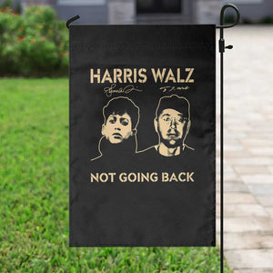 Harris Walz Garden Flag Retro We Are Not Going Back TS10 Print Your Wear