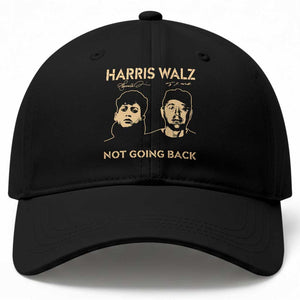 Harris Walz Baseball Cap Retro We Are Not Going Back TS10 Print Your Wear