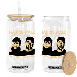 Harris Walz Glass Can Retro We Are Not Going Back TS10 Print Your Wear