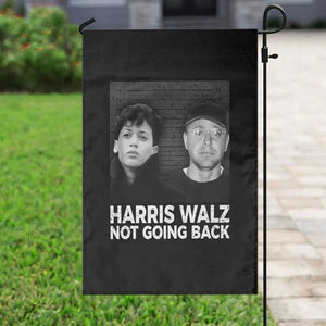 Harris Walz Garden Flag Vintage We Are Not Going Back TS10 Print Your Wear