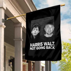 Harris Walz Garden Flag Vintage We Are Not Going Back TS10 Print Your Wear