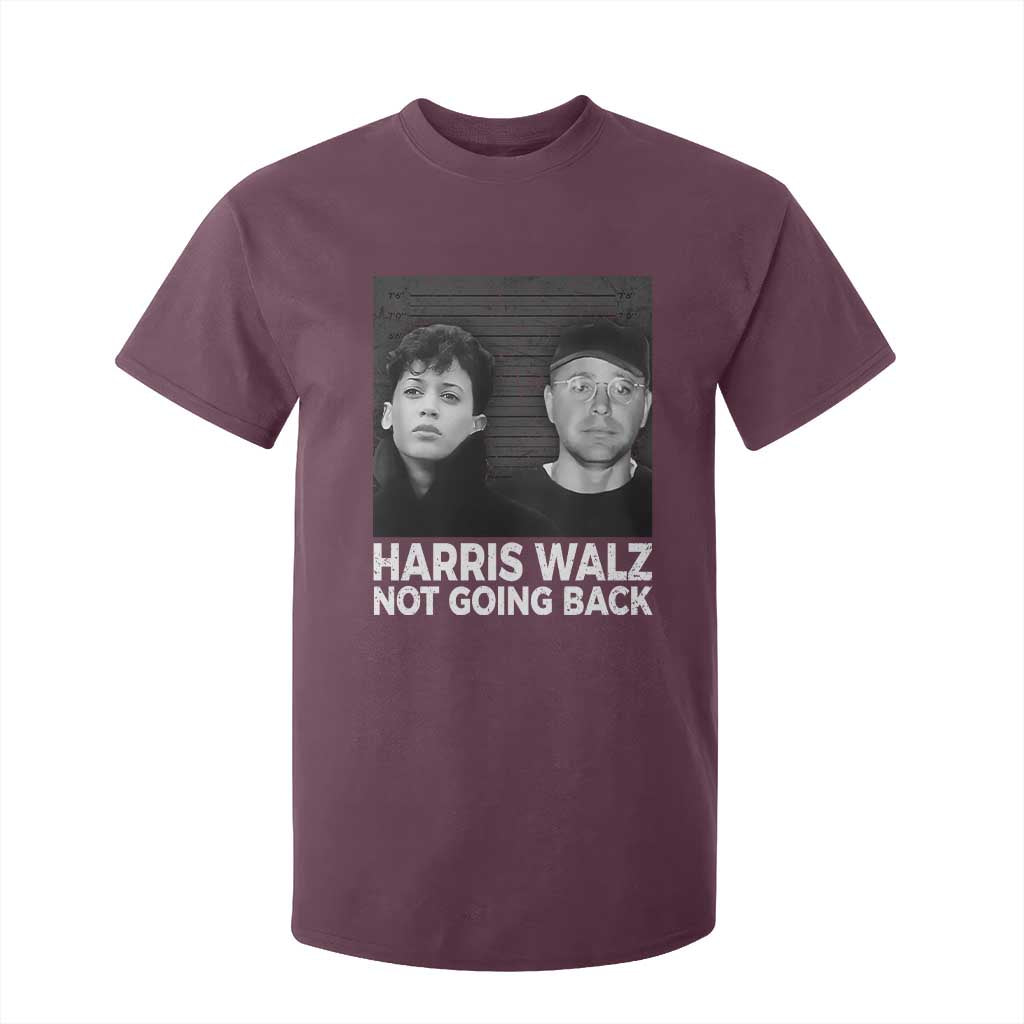 Harris Walz T Shirt For Kid Vintage We Are Not Going Back TS10 Maroon Print Your Wear