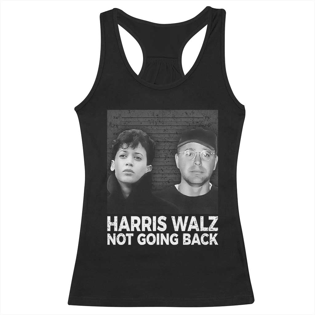 Harris Walz Racerback Tank Top Vintage We Are Not Going Back TS10 Black Print Your Wear