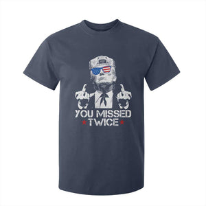 Trump Won Again 2024 T Shirt For Kid We're Taking America Back US American Flag TS10 Navy Print Your Wear