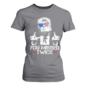 Trump Won Again 2024 T Shirt For Women We're Taking America Back US American Flag TS10 Charcoal Print Your Wear