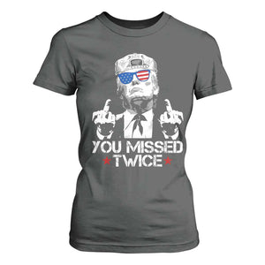 Trump Won Again 2024 T Shirt For Women We're Taking America Back US American Flag TS10 Dark Heather Print Your Wear