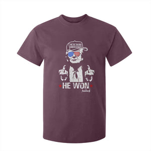 Trump 2024 T Shirt For Kid We're Taking America Back You Missed Bitch TS10 Maroon Print Your Wear