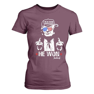 Trump 2024 T Shirt For Women We're Taking America Back You Missed Bitch TS10 Maroon Print Your Wear