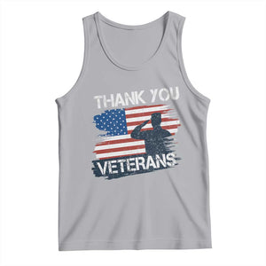 Thank You Veterans Tank Top Never Forget Veterans Military Appreciation US Flag TS10 Athletic Heather Print Your Wear