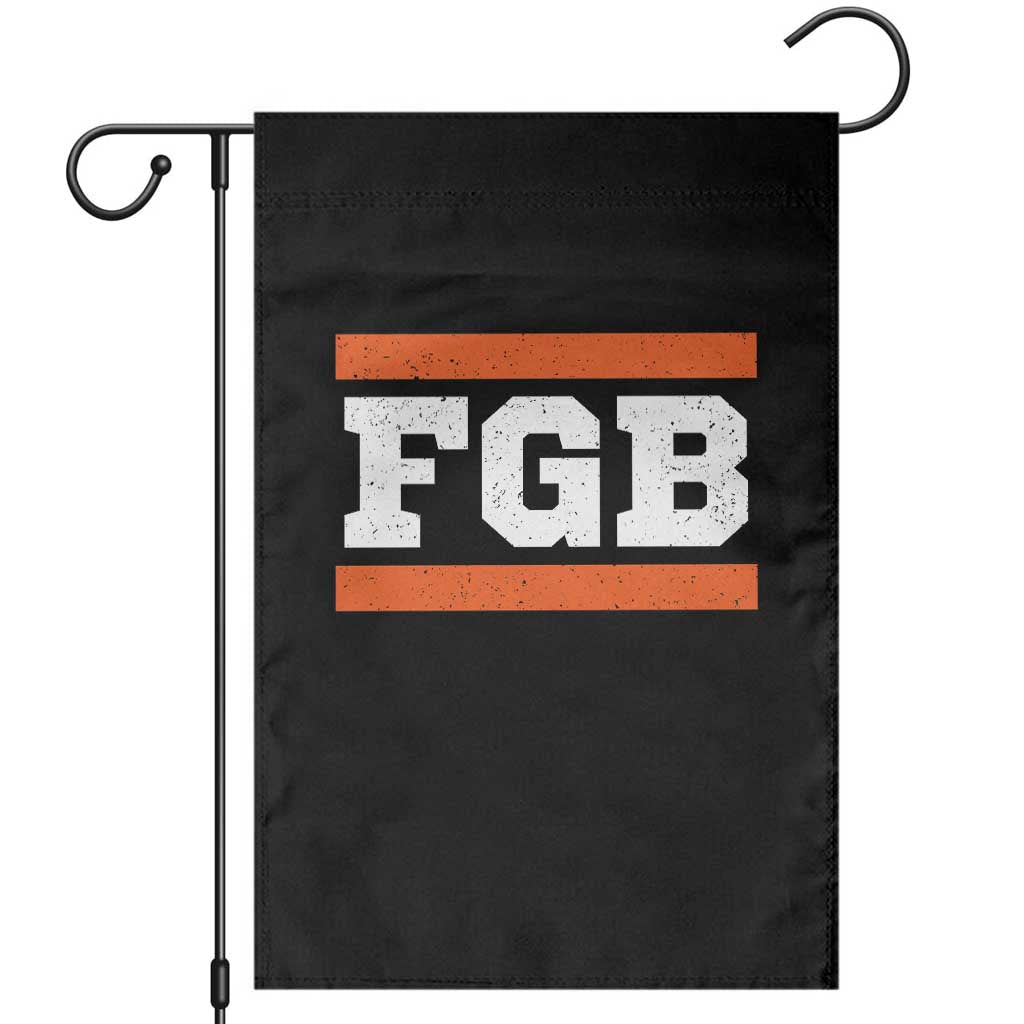 BF Game Day Garden Flag FGB Football Fans TS10 Black Print Your Wear