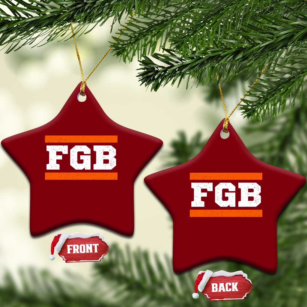 BF Game Day Ceramic Ornament FGB Football Fans TS10 Print Your Wear