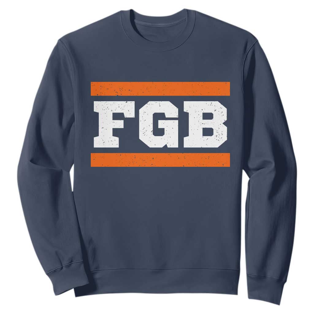 BF Game Day Sweatshirt FGB Football Fans TS10 Navy Print Your Wear