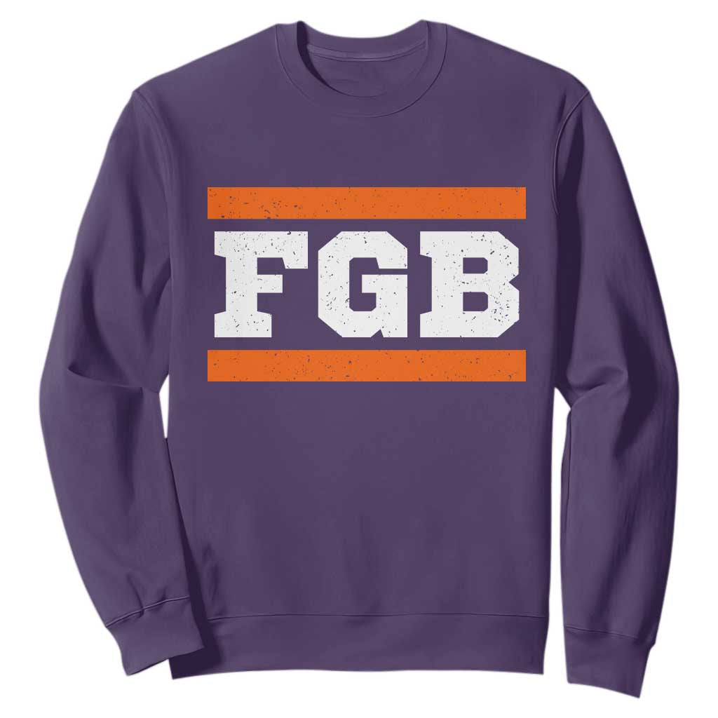 BF Game Day Sweatshirt FGB Football Fans TS10 Purple Print Your Wear