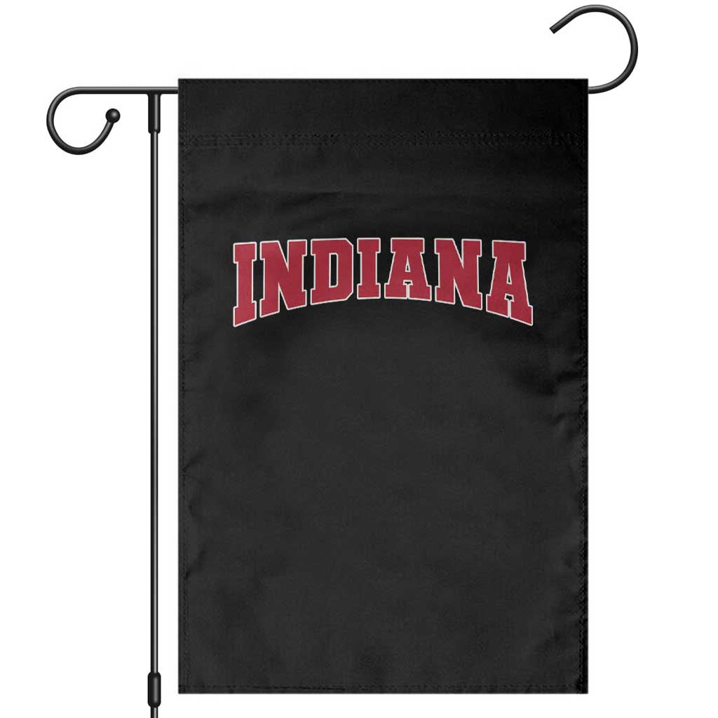Retro Indiana Garden Flag Vintage Athletic Sports Style 80s 90s Red Design TS10 Black Print Your Wear