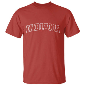 Indiana T Shirt Vintage Athletic Sports Game Day TS10 Red Print Your Wear