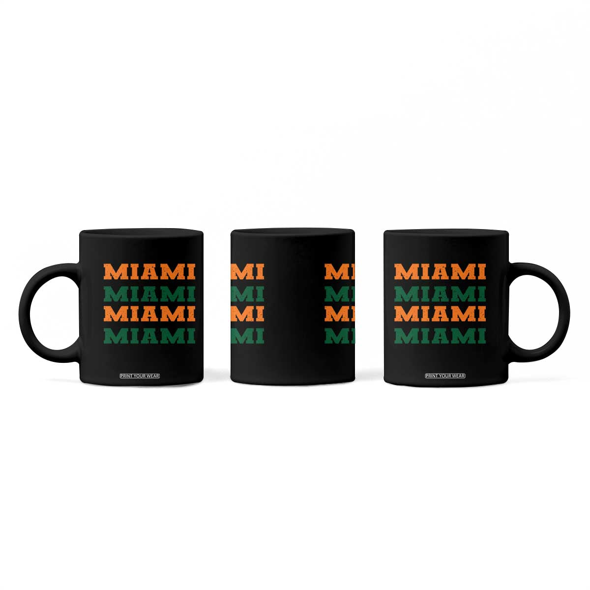 Miami Coffee Mug Retro Florida FL Vintage Athletic Sports TS10 Print Your Wear