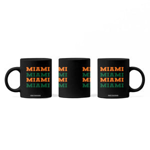 Miami Coffee Mug Retro Florida FL Vintage Athletic Sports TS10 Print Your Wear