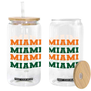 Miami Glass Can Retro Florida FL Vintage Athletic Sports TS10 Print Your Wear