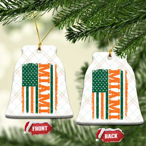 Vintage Miami Ceramic Ornament Classic Retro City USA Flag Game Day TS10 Print Your Wear