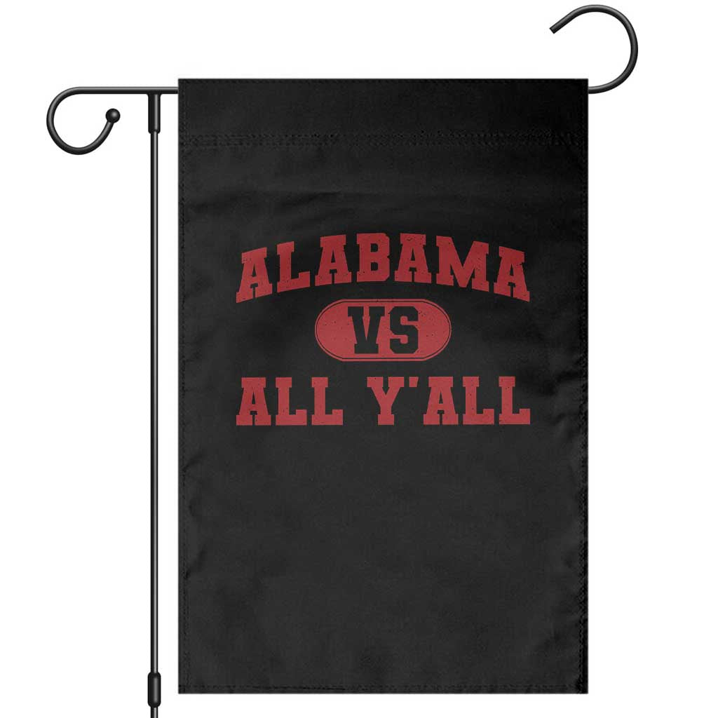 Alabama Fan Garden Flag Vintage Sports Design Red Design Game Day TS10 Black Print Your Wear