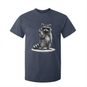 Raccoon Meme T Shirt For Kid Middle Finger Trash Panda Sarcastic Humor TS10 Navy Print Your Wear