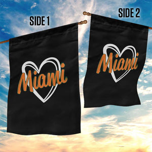 Vintage Miami Garden Flag Classic Retro City Heart TS10 Print Your Wear