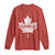 Elbows Up Canada Long Sleeve Shirt True North Strong and Free Maple Leaf Proud Canadian TS10 Red Print Your Wear