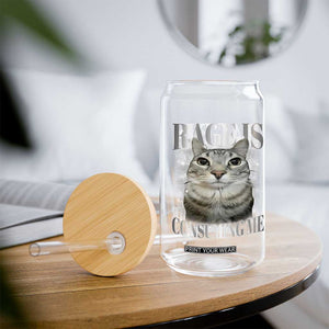 Rage Is Consuming Me Glass Can Funny Silly Cat Memes TS10 Print Your Wear