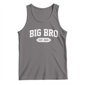 Big Bro Est 2026 Tank Top Big Brother Baby Announcement TS10 Deep Heather Print Your Wear